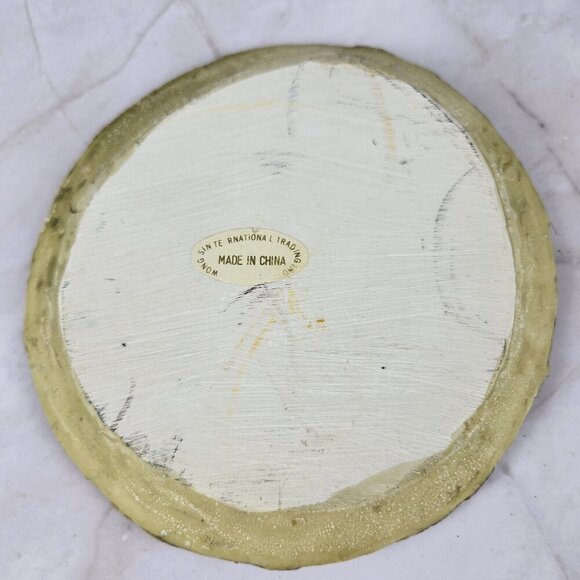 Resin Country Cottage Frog Prince Lily Pad Miniature Tea Set 10 Pieces - Picture 4 of 12